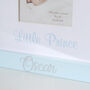 Personalised Baby Prince Photo Frame, thumbnail 4 of 4