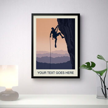 Personalised Rock Climbing Poster, 3 of 6
