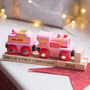 Pink Train With Personalised Track, thumbnail 2 of 2