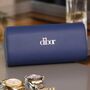 Personalised Luxury Midnight Blue Trio Watch Case, thumbnail 7 of 9