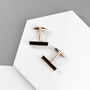 Personalised Special Coordinates Bar Cufflinks, thumbnail 4 of 9