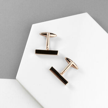 Personalised Special Coordinates Bar Cufflinks, 4 of 9