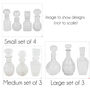Pressed Glass Decanters Vases, thumbnail 5 of 12