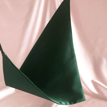 Silk Audrey Triangle Headscarf, 3 of 12