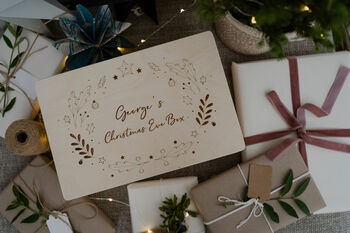 Personalised Christmas Eve Box With Bauble Design, 2 of 4