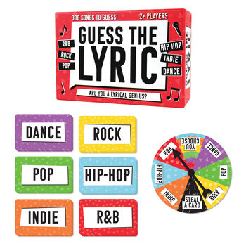 Guess The Lyric Trivia Board Game, 2 of 5