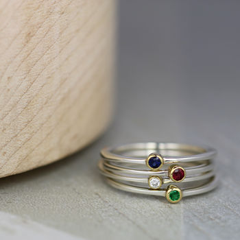 Birthstone Stacking Rings, 6 of 7