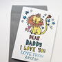 Personalised Big Dear Dad Card, thumbnail 5 of 5