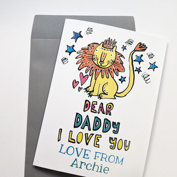 Personalised Big Dear Dad Card, 5 of 5