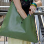 Leather Hobo Slouch Bag, thumbnail 9 of 10
