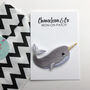 Narwhal Iron On Patch, thumbnail 3 of 4