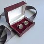 Personalised Moon Phase Sterling Silver Cufflinks, thumbnail 6 of 6