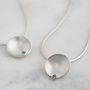 Aquamarine Silver Necklace, thumbnail 1 of 4