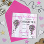 Leopard Love Balloon Daughter In Law Birthday Card, thumbnail 1 of 2