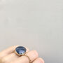 Sapphire Gemstone Ring Set In 9 Ct Gold And Silver, thumbnail 2 of 6