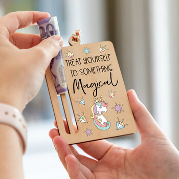 Treat Yourself To Something Magical Money Gift Holder, 3 of 5