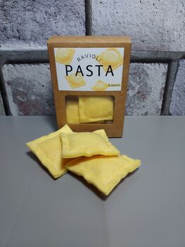 Pretend Play Felt Ravioli Pasta Toy Set, 4 of 8