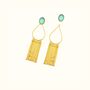 The Aquila Gold Plated Earrings, thumbnail 1 of 2