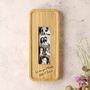 Solid Oak Photobooth Frame With Personalisation And Photo Strip Print Option, thumbnail 5 of 11