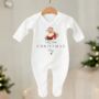 Personalised My First Christmas Bodysuit Santa, thumbnail 2 of 4