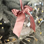 Round Glass Baby's 1st Christmas Snow Filled Tree Bauble Decoration, thumbnail 3 of 6
