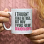 Funny Retirement Mug Gift For Grandparents, thumbnail 1 of 2
