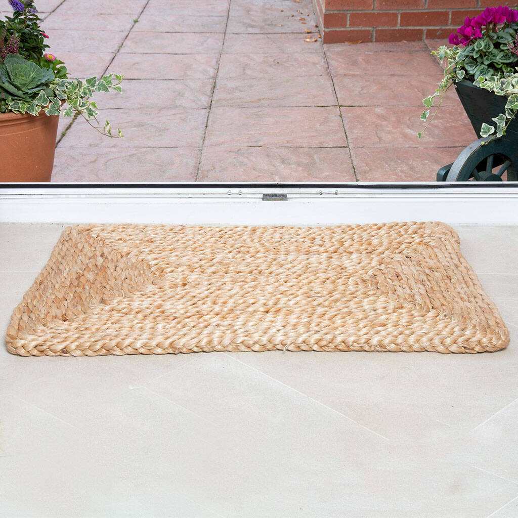 Marsden Natural Woven Jute Door Mat By Dibor Notonthehighstreet Marsden Natural Woven Jute Door Mat By Dibor Notonthehighstreet