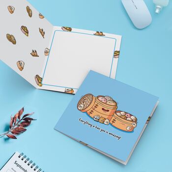 Bao Buns Card | Cute Greetings Card, 2 of 5