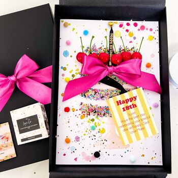 Luxury Scented Birthday Cake 18th Birthday Card, 6 of 10