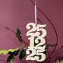 Personalised Christmas Date Decoration, thumbnail 4 of 9