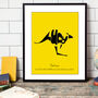 Personalised Kangaroo Print, thumbnail 2 of 3