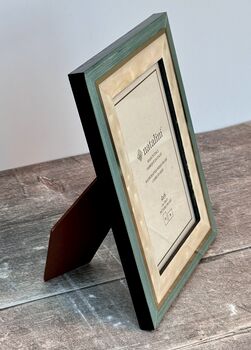 Natalini Cyan And Gold Photo Frame, 3 of 4