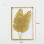 Exclusive Gold Leaf Wall Art Home Decor, thumbnail 8 of 12