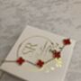 Adina Rose Gold Red Clover Bracelet, thumbnail 3 of 3