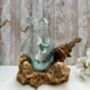 Melted Glass Jug On Driftwood Handcrafted Glass Vase, thumbnail 7 of 9