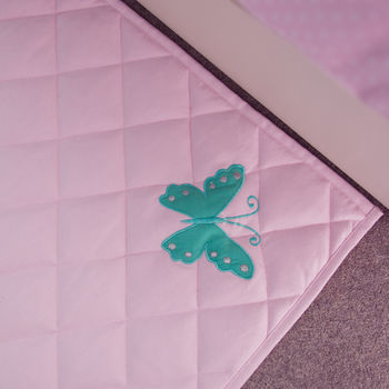 Girl's Unicorn And Butterfly Pink Floor And Play Mat, 5 of 5