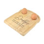 Personalised Wooden Toast Shaped Plate, thumbnail 4 of 4