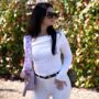 Purple Graffiti Hearts Bag Strap | Extra Long Crossbody Replacement Bag Strap, thumbnail 3 of 5