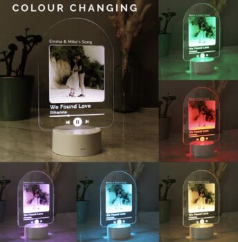 Personalised Any Song LED Colour Changing Light, 3 of 4