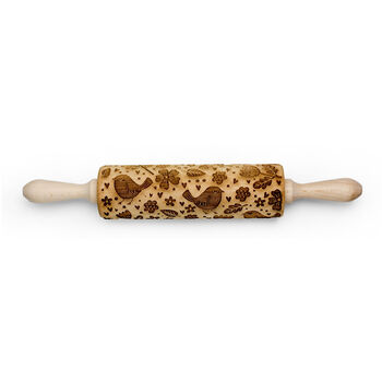Springtime Birds Embossing Rolling Pin, 2 of 3