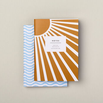 A6 Sun And Sea Notebook Set, 2 of 8