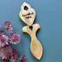Dyweddïad Hapus Engraved Welsh Engagement Love Spoon, thumbnail 1 of 2