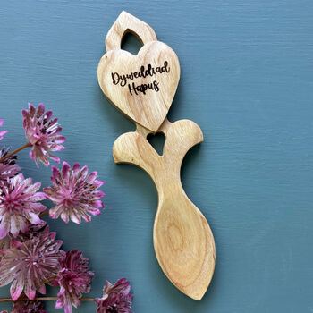 Engraved Welsh Milestone Love Spoon, 6 of 6