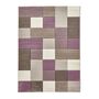 Area Rug Machine Woven Rectangle Beige Purple, thumbnail 5 of 12