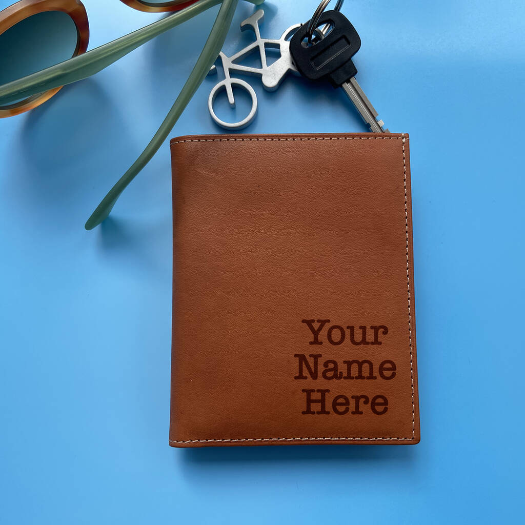 Sustainable Personalised Gift, Genuine Leather Wallet, 1 of 11