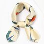 Silk Feel Scarf With Parrot Design, thumbnail 1 of 4