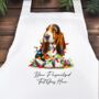 Personalised Basset Hound In Christmas Lights, thumbnail 7 of 10
