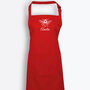 Personalised Bee Apron In Red, thumbnail 2 of 4