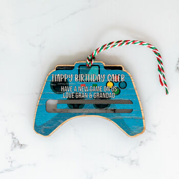 Personalised Gaming Controller Money Gift Holder, 4 of 6