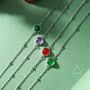 Sterling Silver Genuine Malachite Bracelet, thumbnail 7 of 12